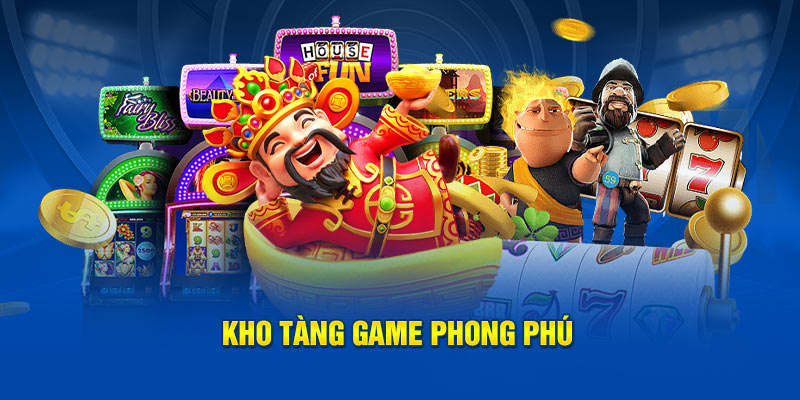 Kho tàng game phong phú trong đó có nổ hũ I9BET