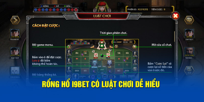 Rổng Hổ I9BET có luật chơi dễ hiểu